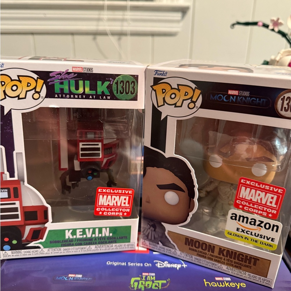 Funko Pop! Hulk and Moon Knight Figures